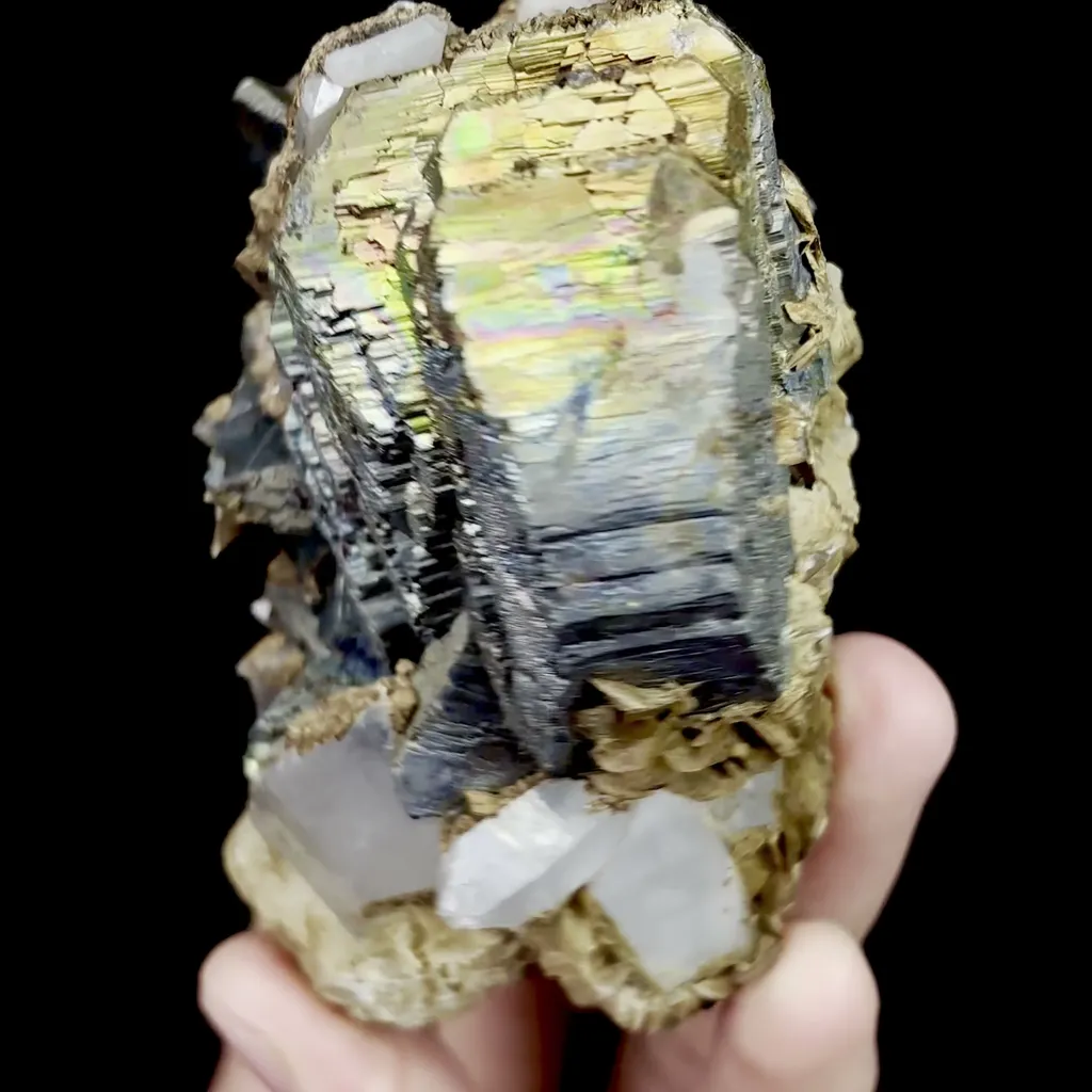 Natural Arsenopyrite and Quartz Mineral Specimen,High Quality Specimen,YAO GANG XIAN,HUNAN,CHINA(95*70*50mm) - image 2