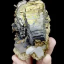 Natural Arsenopyrite and Quartz Mineral Specimen,High Quality Specimen,YAO GANG XIAN,HUNAN,CHINA(95*70*50mm) - image 2