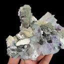 Natural Arsenopyrite,Fluorite,Crystal,Drusy Mineral Specimen:NEIMENGGU,China  (135*88*80mm) - image 3