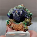 Natural Azurite and Malachite Symbiosis comes from Anhui,China 30*25*25MM - image 2
