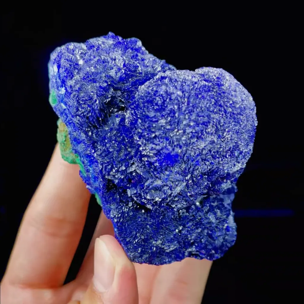 Natural Azurite and Malachite Symbiosis comes from Anhui,China 80*55*55MM - image 4