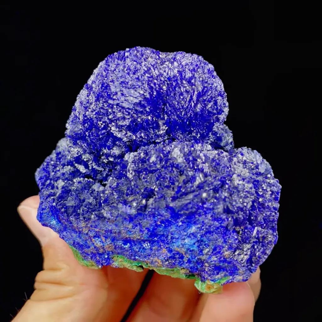 Natural Azurite and Malachite Symbiosis comes from Anhui,China 80*55*55MM - image 2