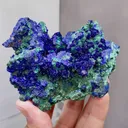 Natural Azurite comes from Anhui,China 90*70*30MM - image 2