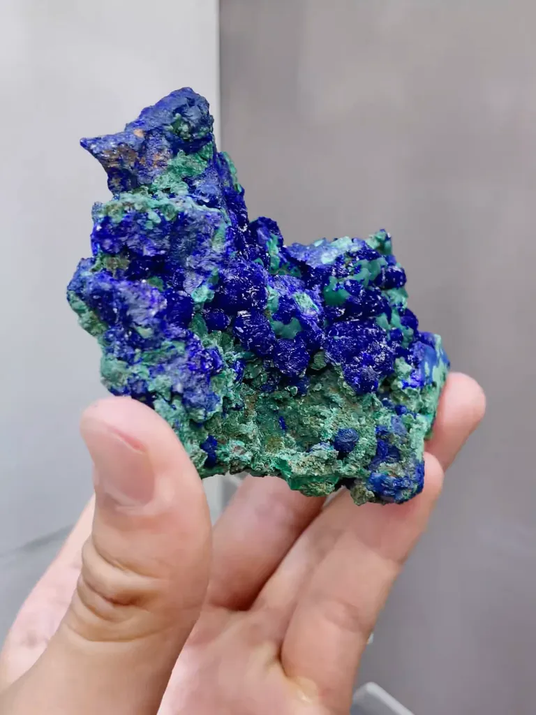 Natural Azurite comes from Anhui,China 90*70*30MM - image 4