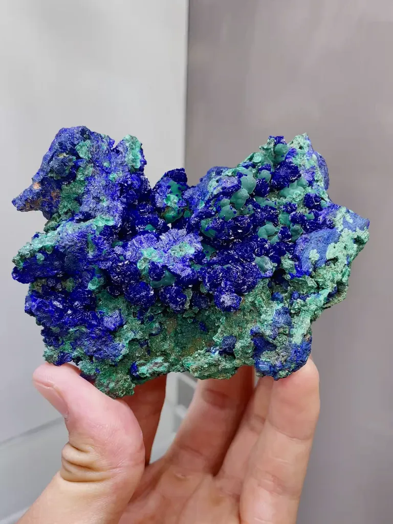 Natural Azurite comes from Anhui,China 90*70*30MM image