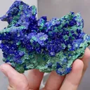 Natural Azurite comes from Anhui,China 90*70*30MM - image 3