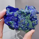 Natural Azurite comes from Anhui,China 90*70*30MM - image 5