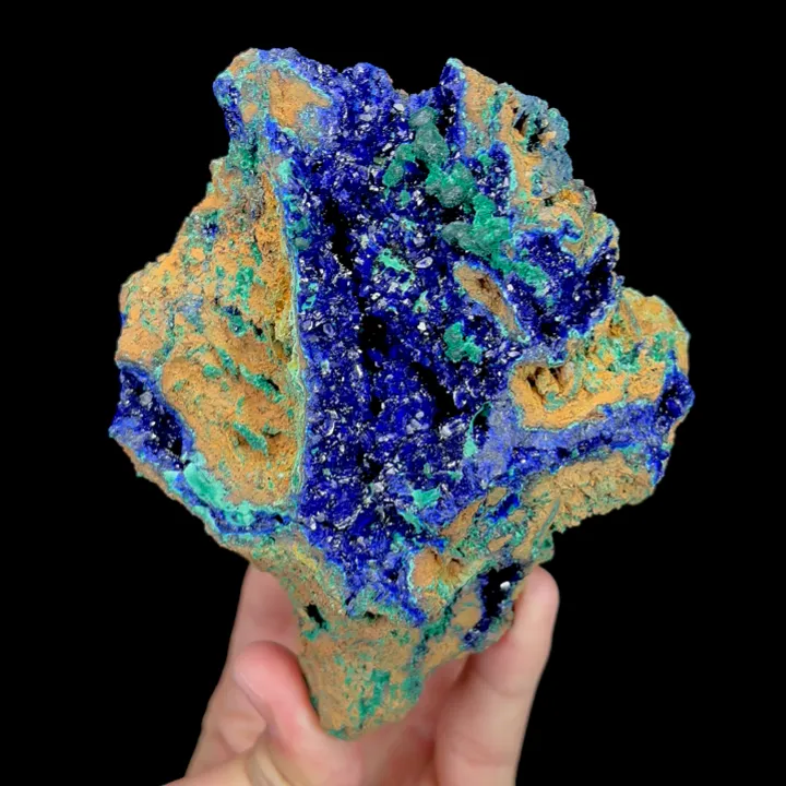 Natural Azurite, Mineral Specimen:Anhui,China (95*120*45MM) image