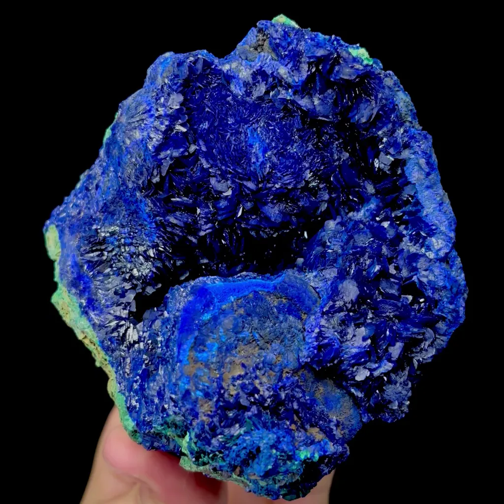 Natural Azurite Mineral Specimen,High Quality Specimen,ANHUI,CHINA(105*102*80mm) image