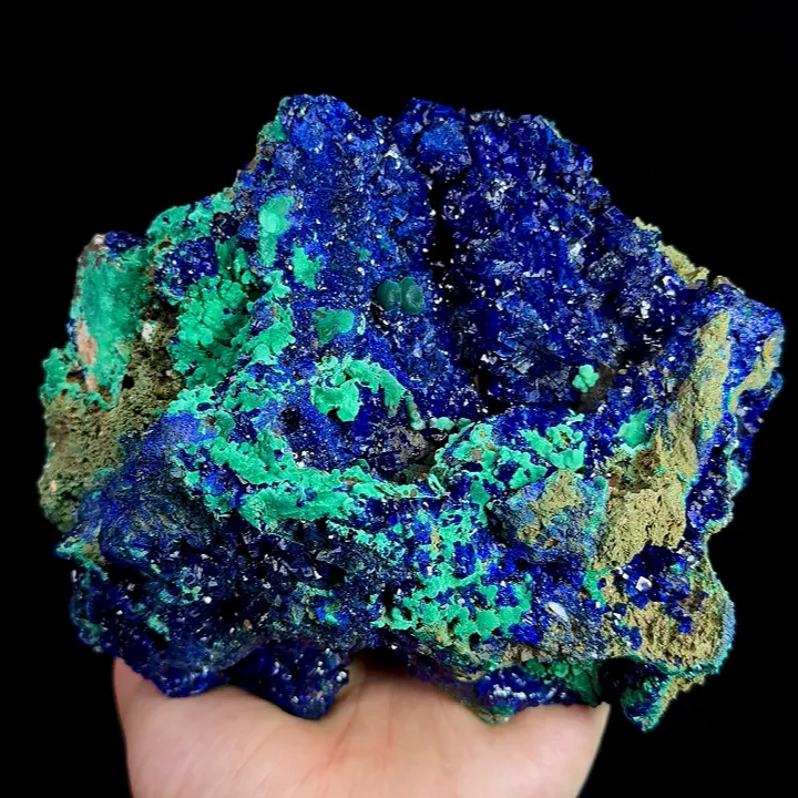 Natural Azurite Mineral Specimen,High Quality Specimen:ANHUI,CHINA(148*136*72mm) image