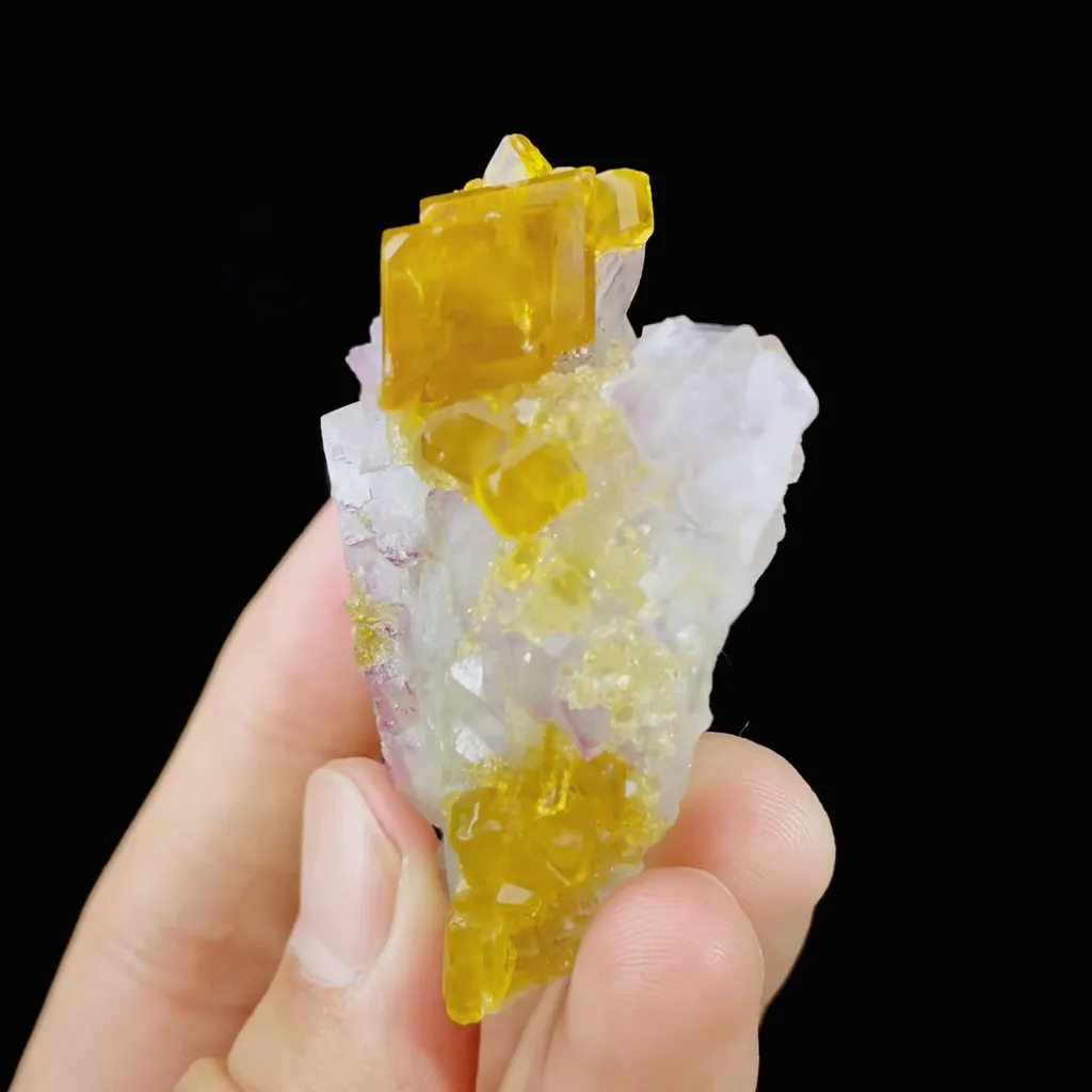 Natural Barite and Fluorite Symbiosis comes from Jiangxi,China 50*55*25MM - image 3