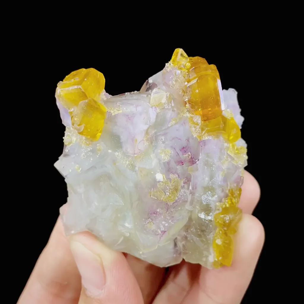 Natural Barite and Fluorite Symbiosis comes from Jiangxi,China 50*55*25MM image
