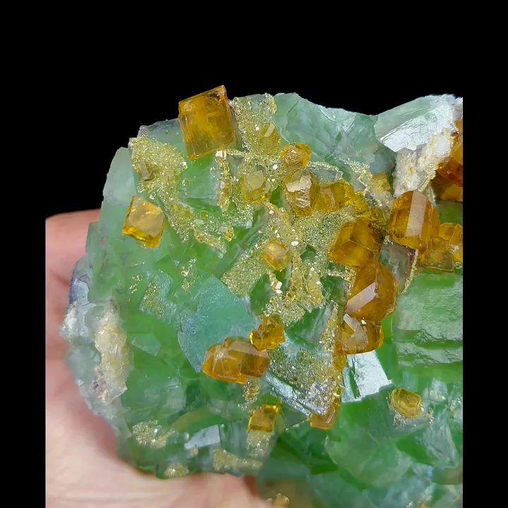 Natural Barite and Green Fluorite, Mineral Specimen:Jiangxi,China (125*105*55MM) - image 3