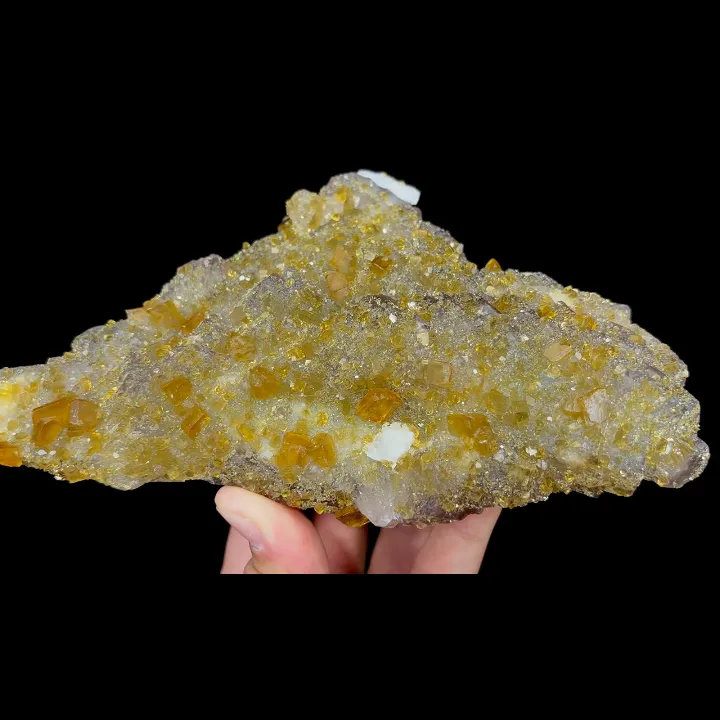 Natural Barite and Green Fluorite, Mineral Specimen:Jiangxi,China (180*105*30MM) image