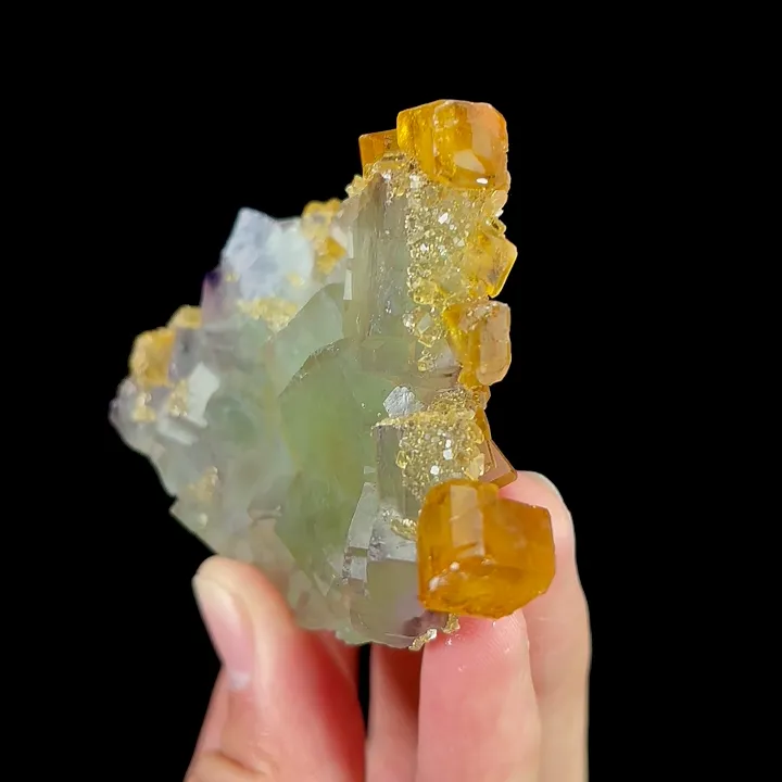 Natural Barite and Green Fluorite, Mineral Specimen:Jiangxi,China (80*55*20MM) - image 2