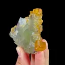 Natural Barite and Green Fluorite, Mineral Specimen:Jiangxi,China (80*55*20MM) - image 2