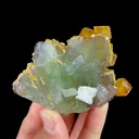 Natural Barite and Green Fluorite, Mineral Specimen:Jiangxi,China (80*55*20MM) - image 1
