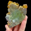 Natural Barite and Green Fluorite, Mineral Specimen:Jiangxi,China (80*55*20MM) - image 3