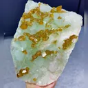 Natural Barite and Green Fluorite Symbiosis comes from Jiangxi,China 140*180*50MM - image 1
