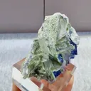 Natural Bicolor Cubic Phantom Fluorite comes from Yaogangxian,Hunan 53*35*32MM - image 3