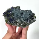 Natural Bismuthinite and Purple Fluorite Mineral Specimen,High Quality Specimen,YINDU,INNER MONGOLIA,CHINA(104*70*27mm) - image 3
