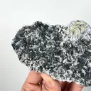 Natural Bismuthite and Quartz Cluster, Mineral Specimen: Inner Mongolia,China (120*65*30MM) - image 2