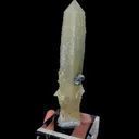 Natural Bitter Gourd Quartz and Specularite Mineral Specimen,High Quality Specimen,HUANGGANG LIANG,INNER MONGOLIA,CHINA(31*22*135mm) - image 3