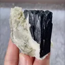 Natural Black Columnar Stone and Quartz Symbiosis comes from Inner Mongolia,China 65*55*55MM - image 4