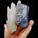 Natural Black Stilbite and Quartz Cluster Symbiosis comes from Inner Mongolia,China 65*40*100MM - image 4