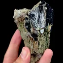 Natural Black Tourmaline Mineral Specimen,High Quality Specimen,INNER MONGOLIA,CHINA(67*40*94mm) - image 3