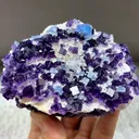 Natural Blue and Purple Cubic Fluorite Symbiosis comes from Zhejiang,China 115*95*30MM - image 3