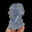 Natural Blue and Purple Fluorite Mineral Specimen,High Quality Cube Specimen:YAOGANGXIAN (66*35*95mm) - image 1