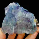 Natural Blue and Purple Phantom Fluorite comes from Inner Mongolia,China 100*85*25MM - image 1
