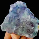 Natural Blue and Purple Phantom Fluorite comes from Inner Mongolia,China 100*85*25MM - image 3