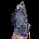Natural Blue and Purple Phantom Fluorite Mineral Specimen,High Quality Specimen:YAOGANGXIAN (42*30*73mm) - image 3
