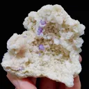 Natural Blue-and-White Porcelain Fluorite and Dolomite and Flaky Calcite Symbiosis comes from Yaogangxian,Hunan 60*60*25MM - image 4