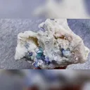 Natural Blue-and-White Porcelain Fluorite and Flaky Calcite Symbiosis comes from Yaogangxian,Hunan 115*90*50MM - image 3