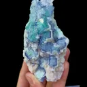 Natural Blue and White Porcelain Fluorite comes from Yaogangxian,Hunan 105*55*45MM - image 5