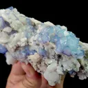 Natural Blue and White Porcelain Fluorite, Mineral Specimen:Yaogangxian,Hunan (125*60*45MM) - image 4