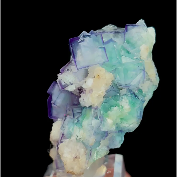 Natural Blue and White Porcelain Fluorite, Mineral Specimen:Yaogangxian,Hunan (30*30*50MM) - image 3