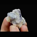 Natural Blue-and-White Porcelain Fluorite, Mineral Specimen：Yaogangxian,Hunan （45*20*25MM） - image 2
