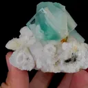 Natural Blue-and-White Porcelain Fluorite, Mineral Specimen:Yaogangxian,Hunan (65*55*50MM) - image 4