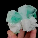 Natural Blue-and-White Porcelain Fluorite, Mineral Specimen:Yaogangxian,Hunan (65*55*50MM) - image 2