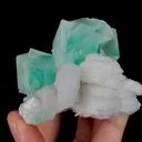 Natural Blue-and-White Porcelain Fluorite, Mineral Specimen:Yaogangxian,Hunan (65*55*50MM) - image 5