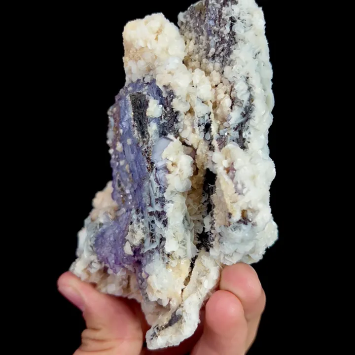 Natural Blue-and-White Porcelain Fluorite, Mineral Specimen:Yaogangxian,Hunan (80*110*65MM) - image 3