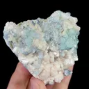 Natural Blue and White Porcelain Fluorite,Mineral Specimen:Yaogangxiam,Hunan (100*65*40MM) - image 2
