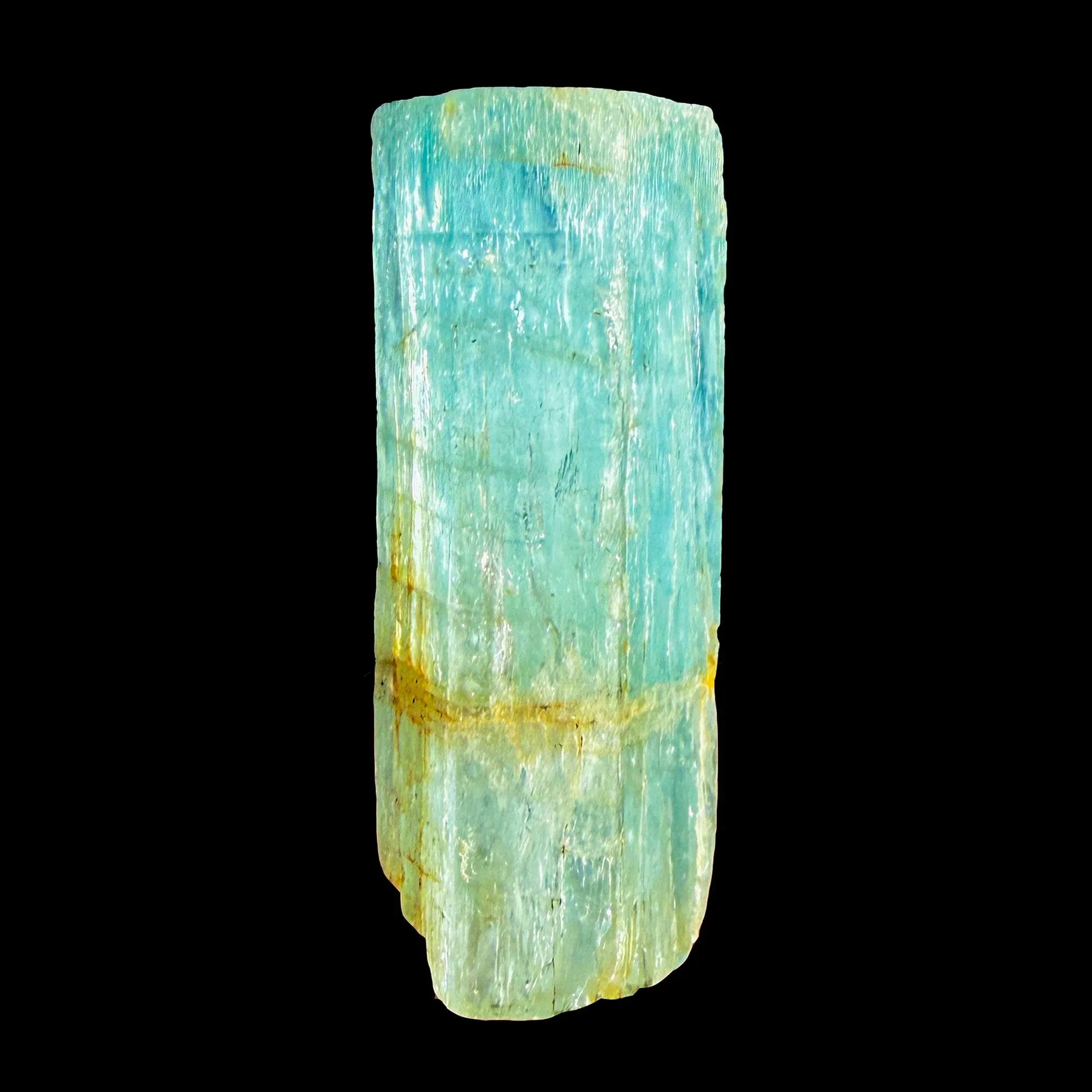 Natural Blue Aquamarine Crystal from Karur, India | Rare Raw Beryl Mineral Specimen | Collector Gemstone - image 2