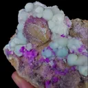 Natural Blue Aragonite and Red Aragonite, Mineral Specimen:Guizhou,China (95*65*35MM) - image 3