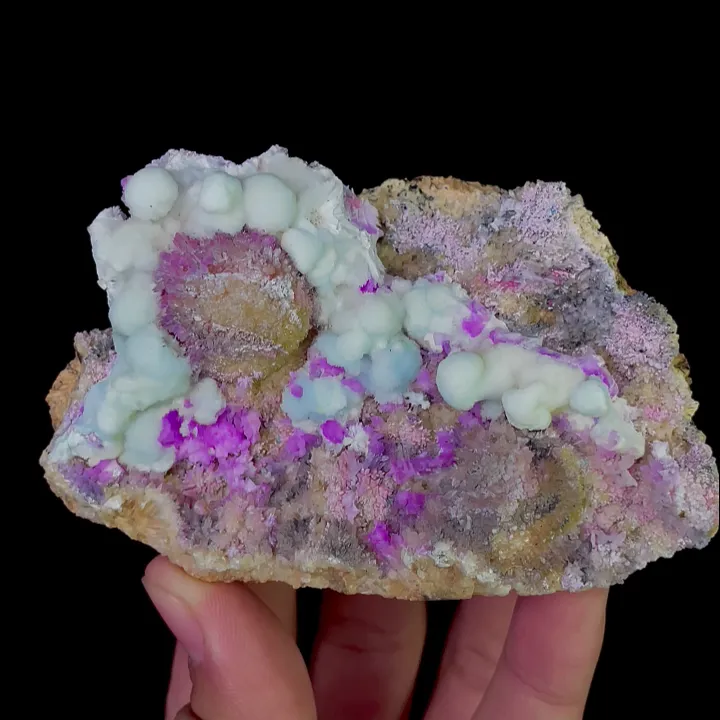 Natural Blue Aragonite and Red Aragonite, Mineral Specimen:Guizhou,China (95*65*35MM) - image 5