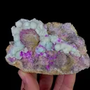Natural Blue Aragonite and Red Aragonite, Mineral Specimen:Guizhou,China (95*65*35MM) - image 5